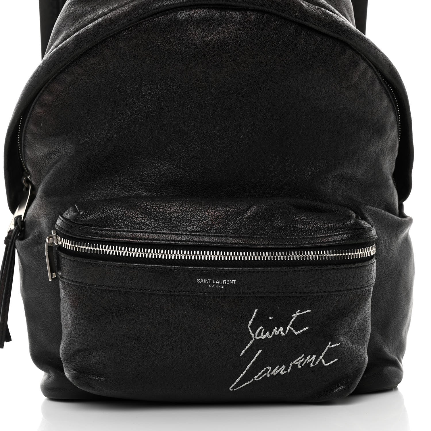 Saint Laurent Lambskin Mini Toy City Backpack Black 8 of 15