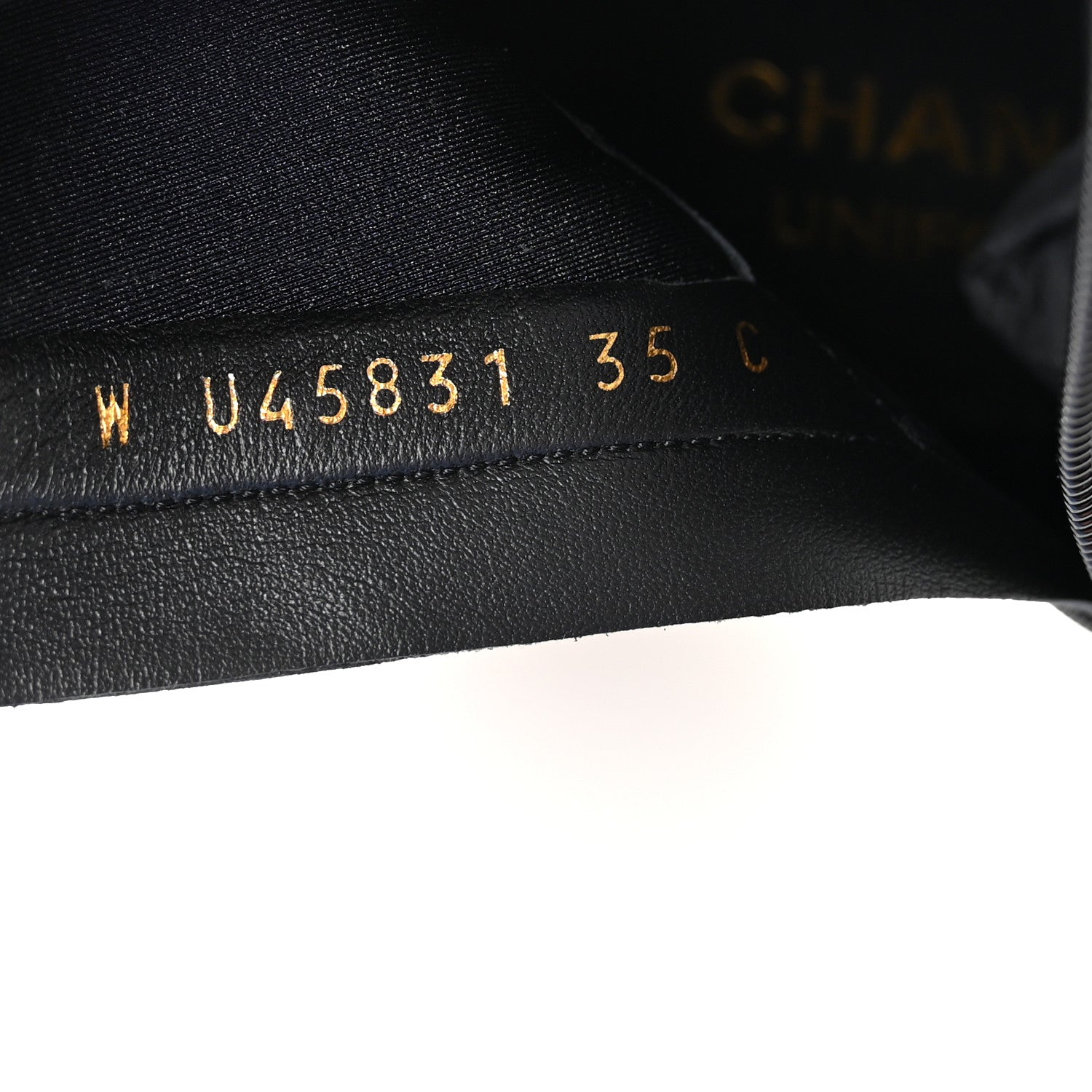 Chanel Stretch Lambskin Cap Toe CC Short Boots 35 Black 9 of 10