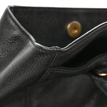 Chanel Calfskin Tall Cerf Tote Black 11 of 11