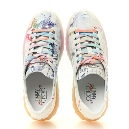 Jimmy Choo x SAILOR MOON Nappa Womens Diamond Light Maxi Sneakers 39 Multicolor White 2 of 10