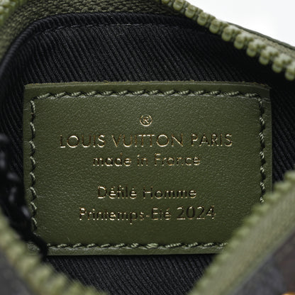 Louis Vuitton Damoflage Studded Pochette Cles Key Pouch Green 6 of 6