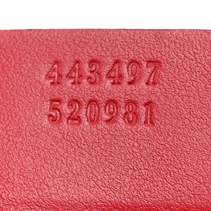 Gucci Calfskin Matelasse Small GG Marmont Shoulder Bag Hibiscus Red 7 of 10