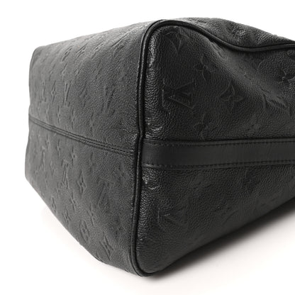 Louis Vuitton Empreinte Monogram Soft Speedy Bandouliere 30 Black 9 of 9