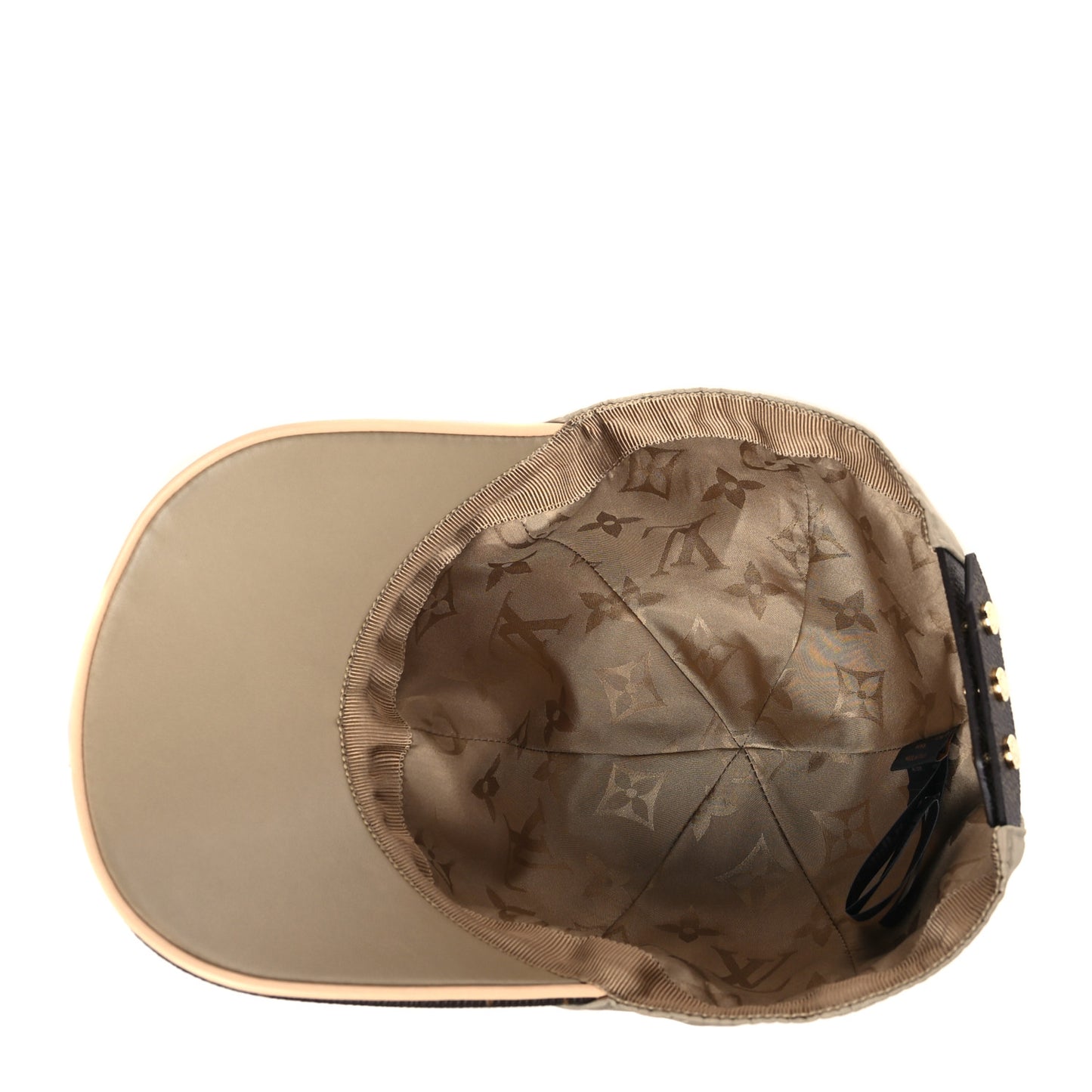 Monogram Polyester Silk LV Get Ready Cap Beige