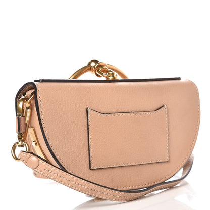 Chloe Calfskin Small Nile Bracelet Minaudiere Bag Biscotti Beige 3 of 7