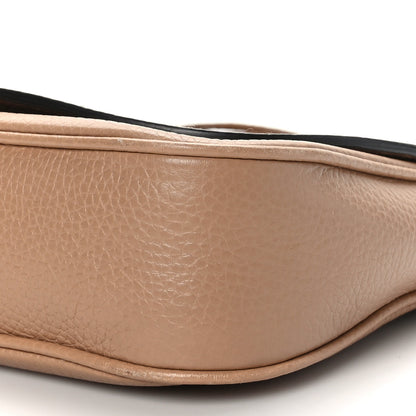 Gucci Pebbled Calfskin Medium Soho Flap Crossbody Camelia 9 of 10
