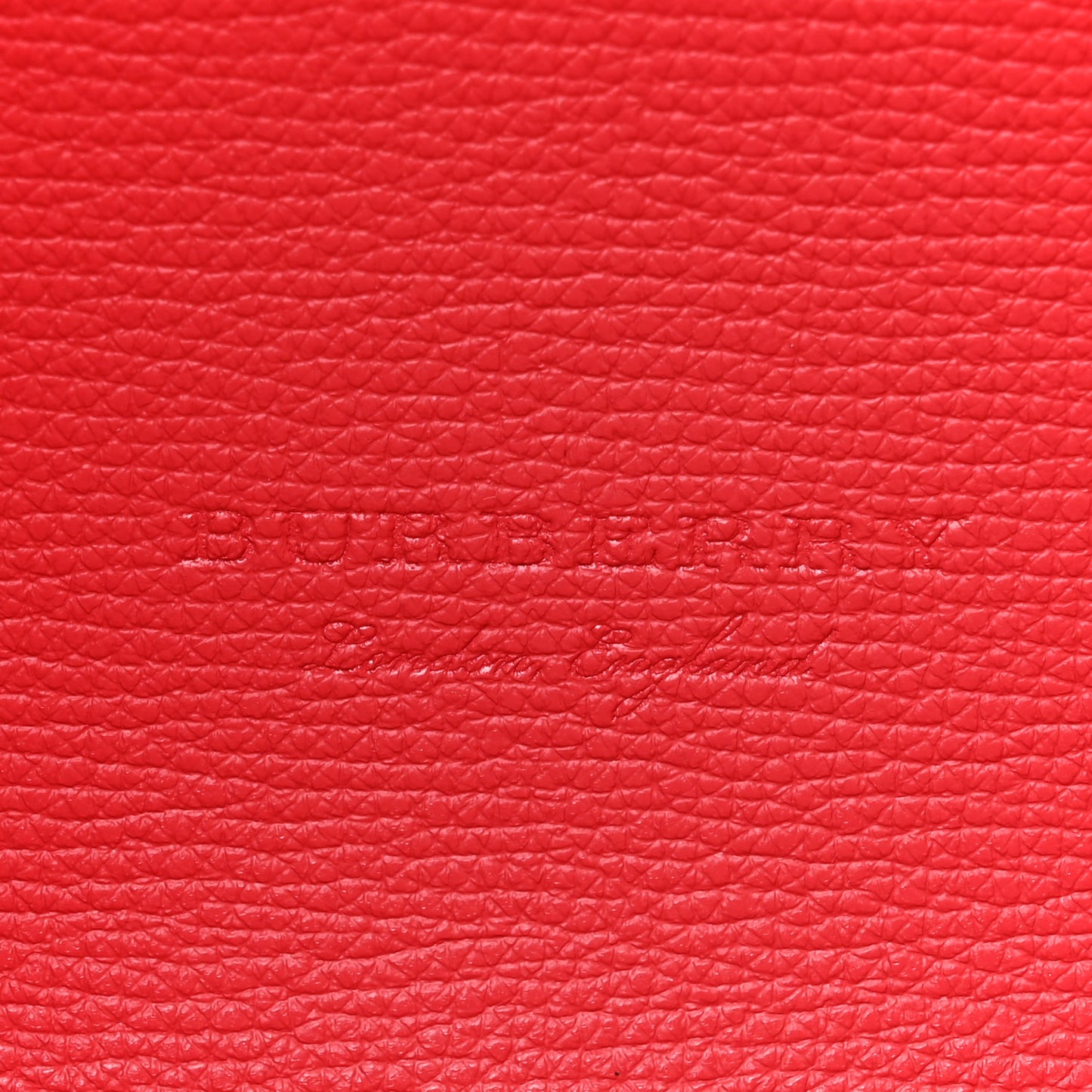 Grainy Calfskin Haymarket Check Medium Reversible Tote Coral Red