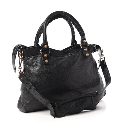 Balenciaga Agneau Giant 12 Rose Gold Hardware Town Black 3 of 10