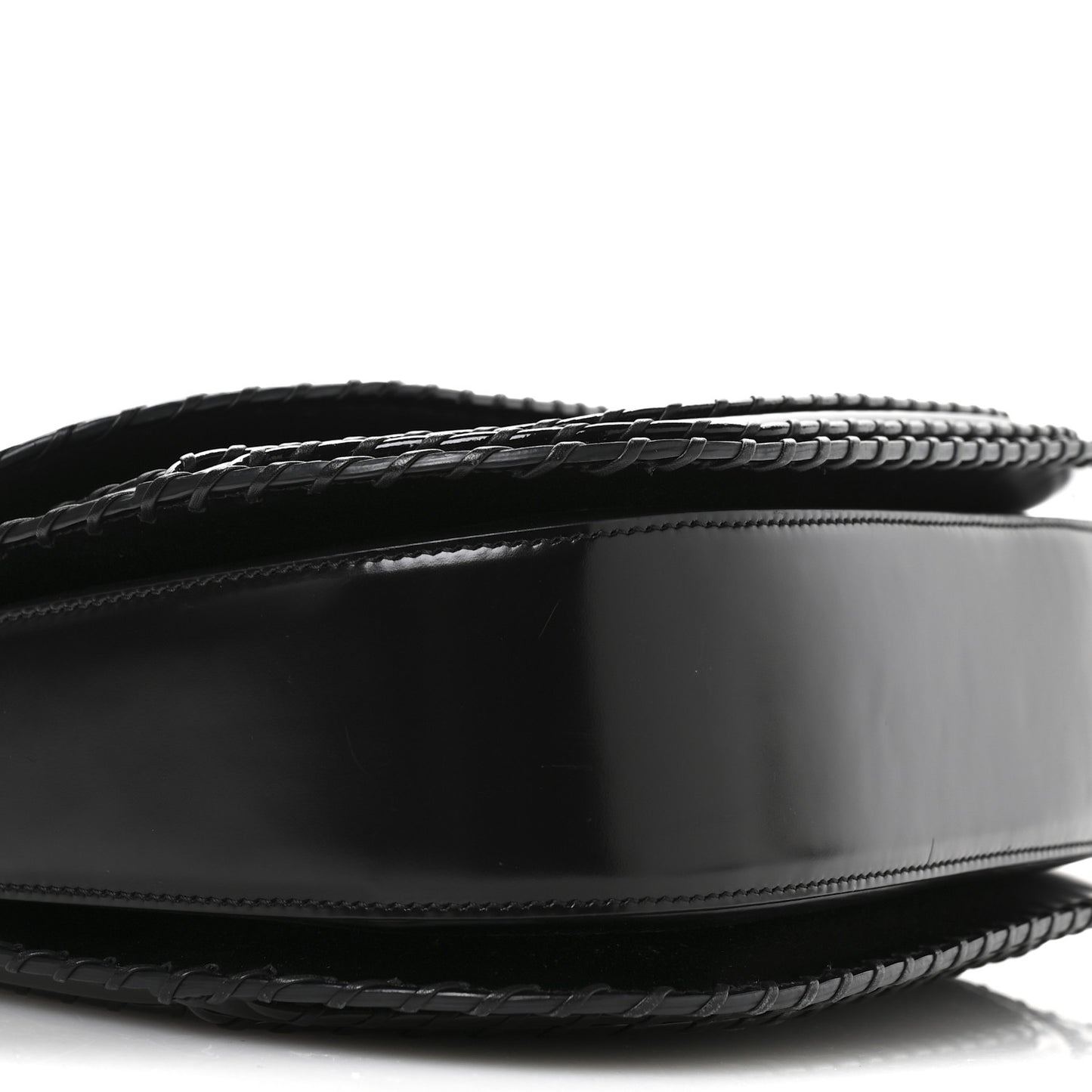 Pony Hair New Bamboo Medium Top Handle Bag Black