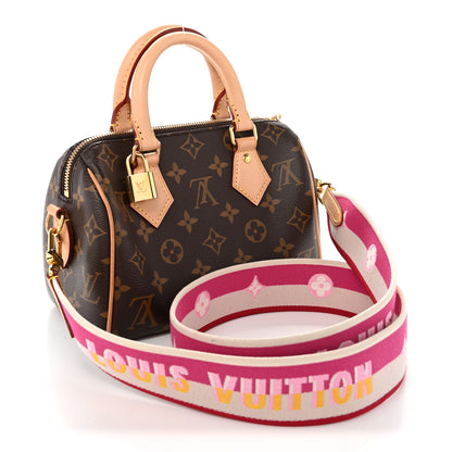 Louis Vuitton Monogram Speedy Bandouliere 20 Fuchsia 3 of 10