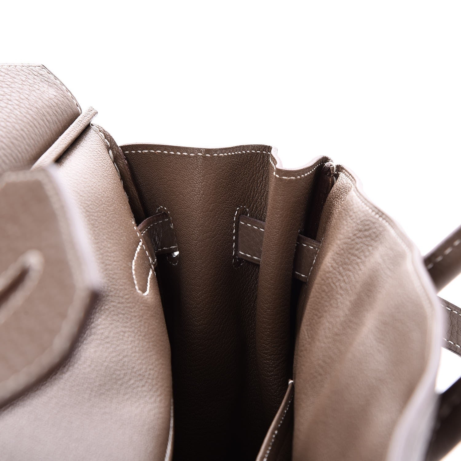 Hermes Taurillon Clemence Birkin 35 Etoupe 21 of 32
