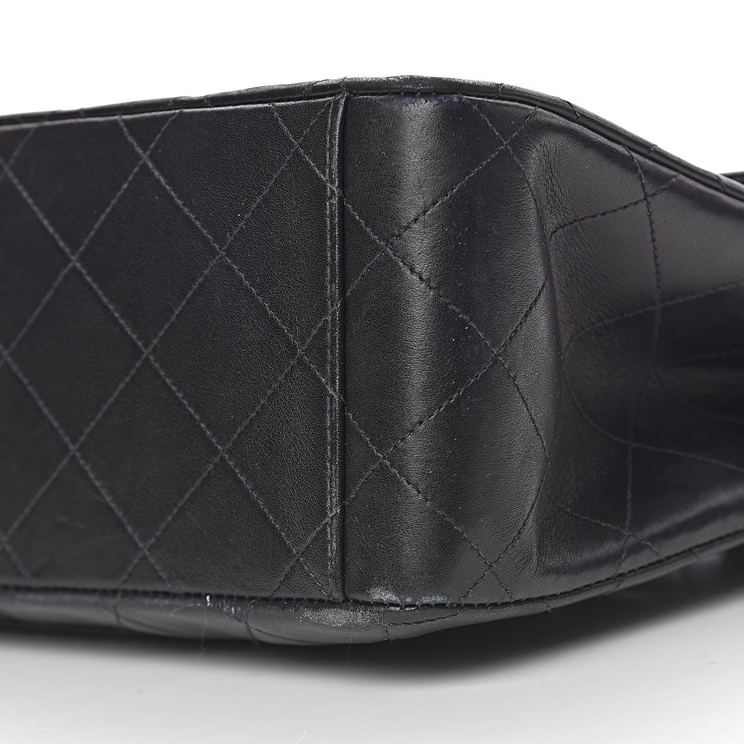 Chanel Lambskin Quilted XL Jumbo Single Flap Black 7 of 19