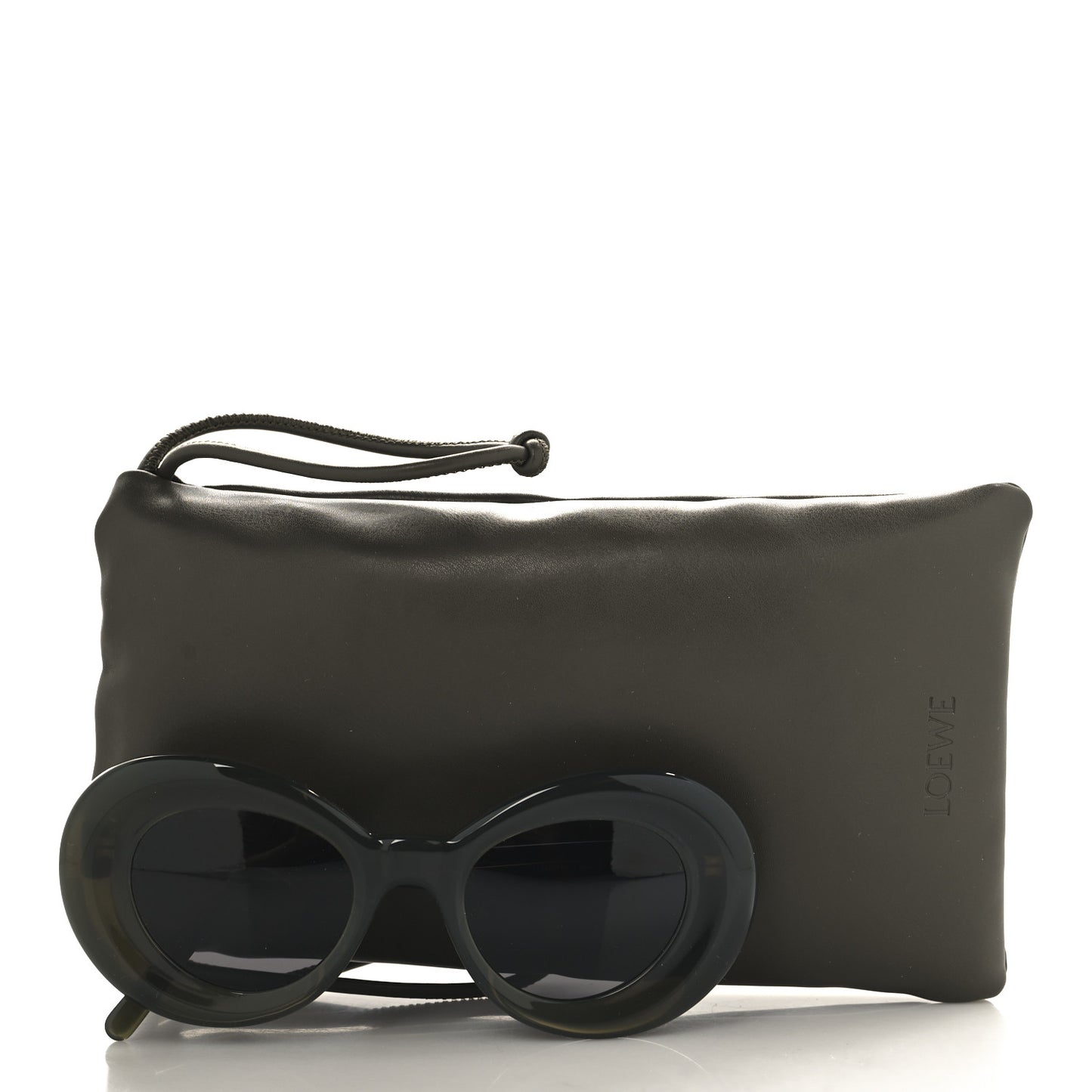Acetate Curvy Round Sunglasses LW40112I Green