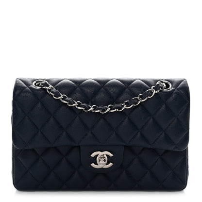 Chanel Caviar Quilted Small Double Flap Blue 1 of 10