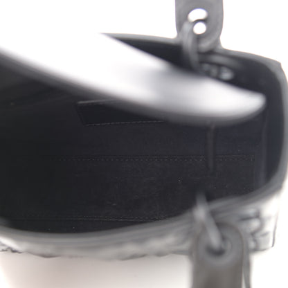 Christian Dior Calfskin Diamond Cannage Mini Lady Dior Black 5 of 10