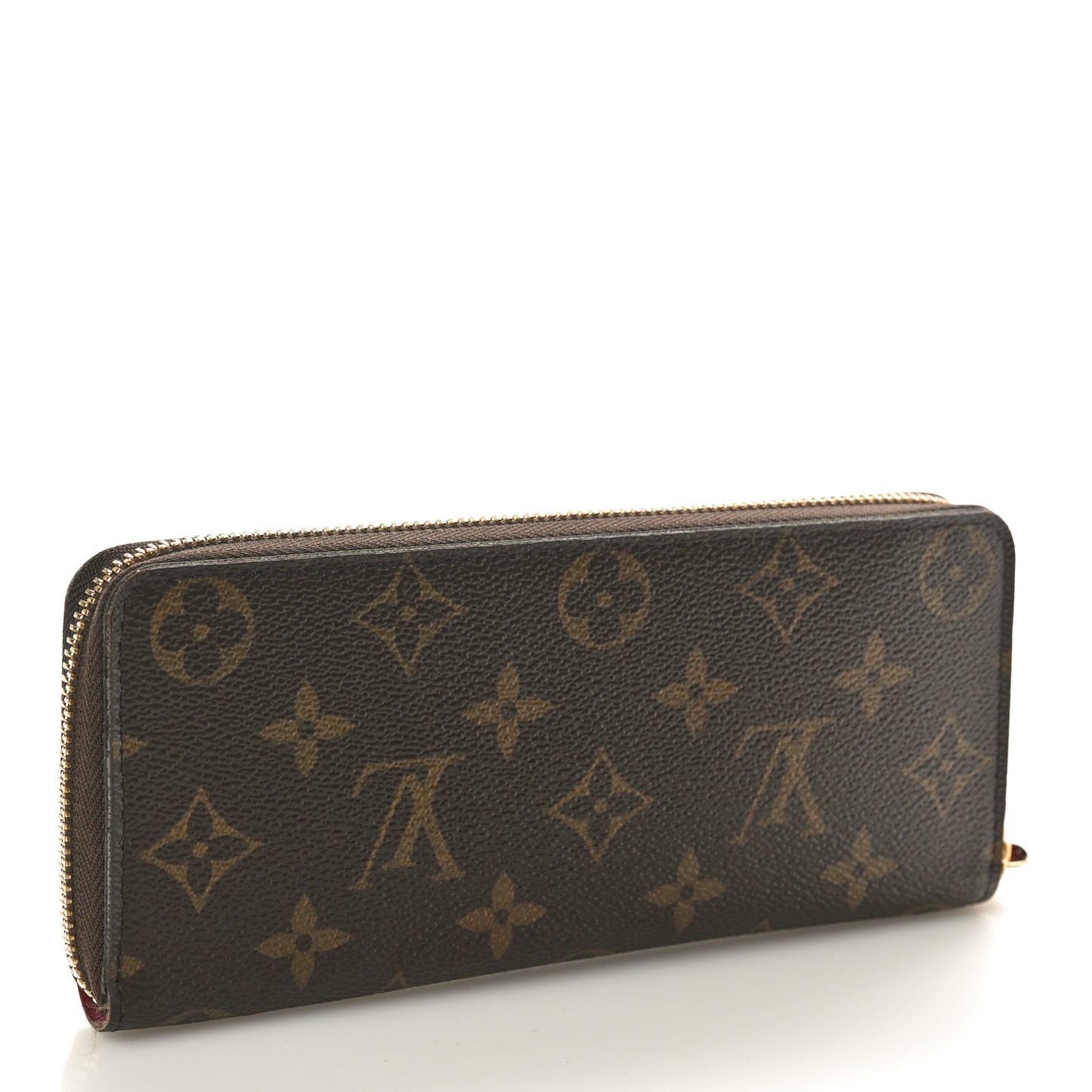 Monogram Clemence Wallet Fuchsia