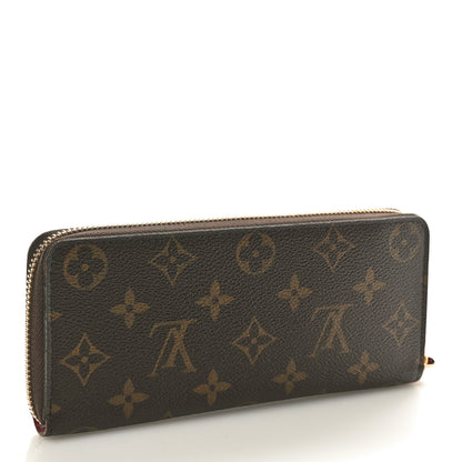 Louis Vuitton Monogram Clemence Wallet Fuchsia 3 of 7