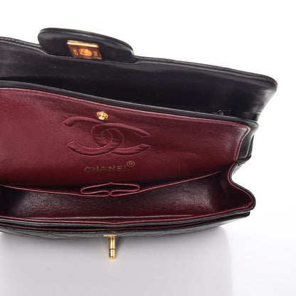 Chanel Lambskin Quilted Small Double Flap Black 6 of 8