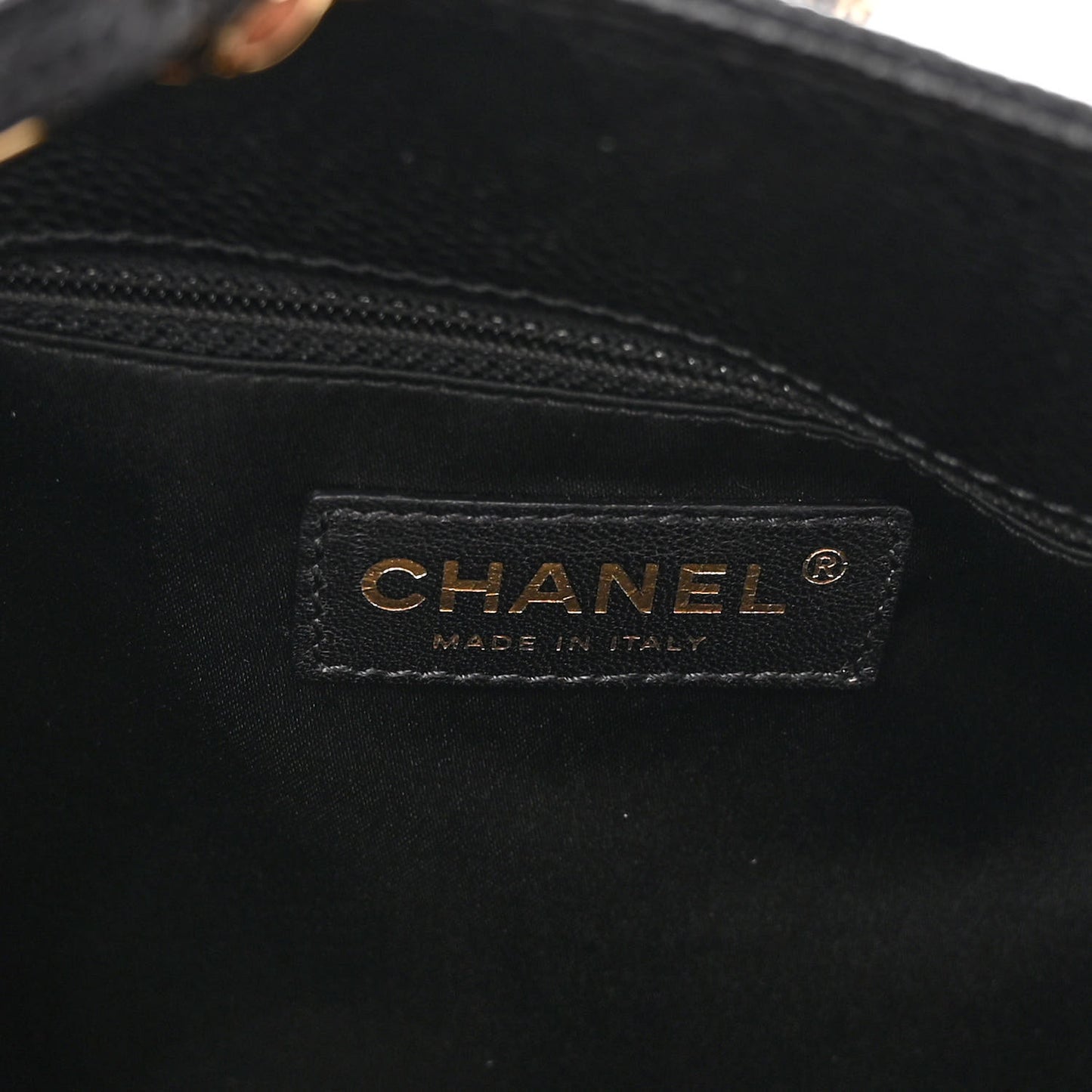 Caviar Quilted Grand Shopping Tote GST Black