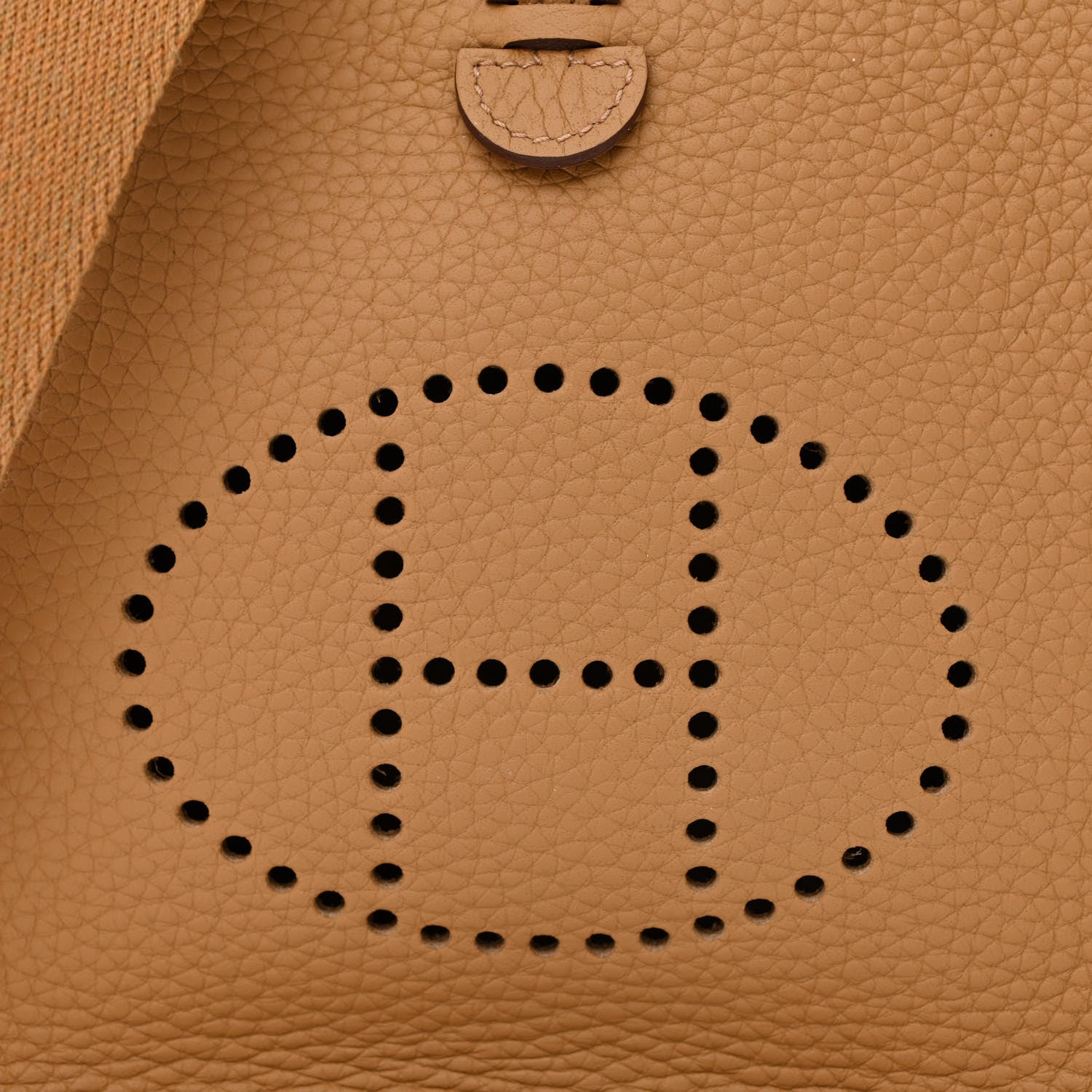 Hermes Taurillon Clemence Evelyne TPM Biscuit 8 of 11