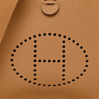 Hermes Taurillon Clemence Evelyne TPM Biscuit 8 of 11