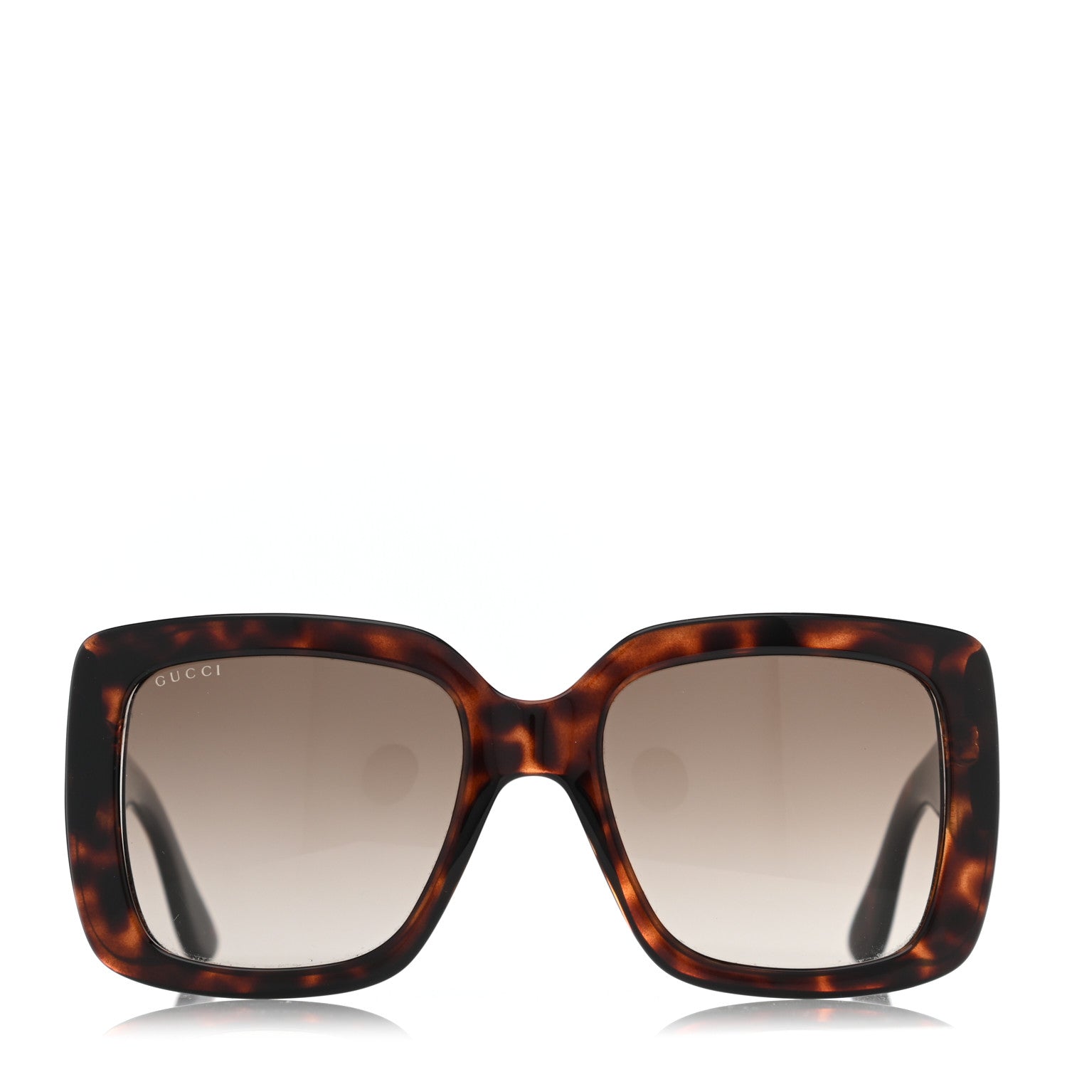 Gucci Acetate Square Frame Sunglasses GG 3814S Tortoise 2 of 7