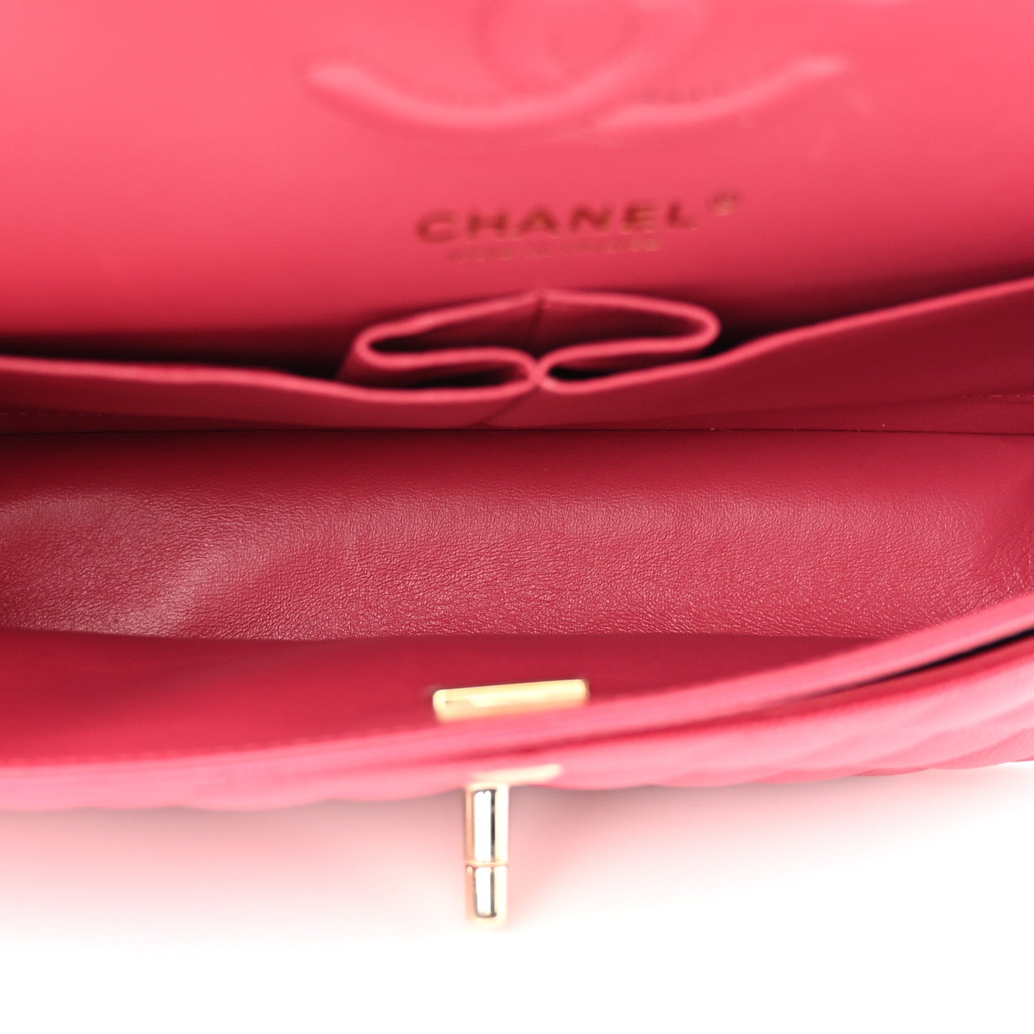 Chanel Caviar Quilted Small Double Flap Fuchsia 5 of 12