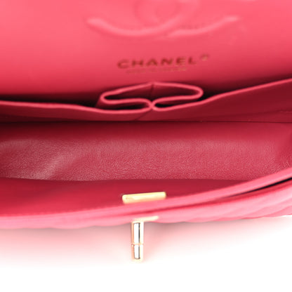 Chanel Caviar Quilted Small Double Flap Fuchsia 5 of 12