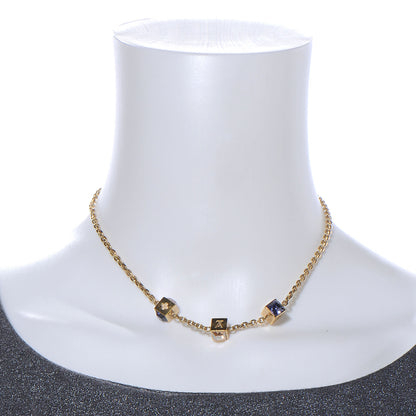 Louis Vuitton Swarovski Gamble Short Necklace Azur 2 of 6
