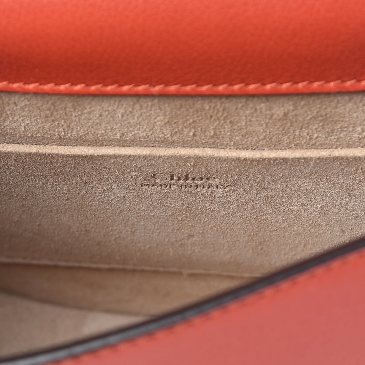 Calfskin Small Nile Bracelet Bag Earthy Red