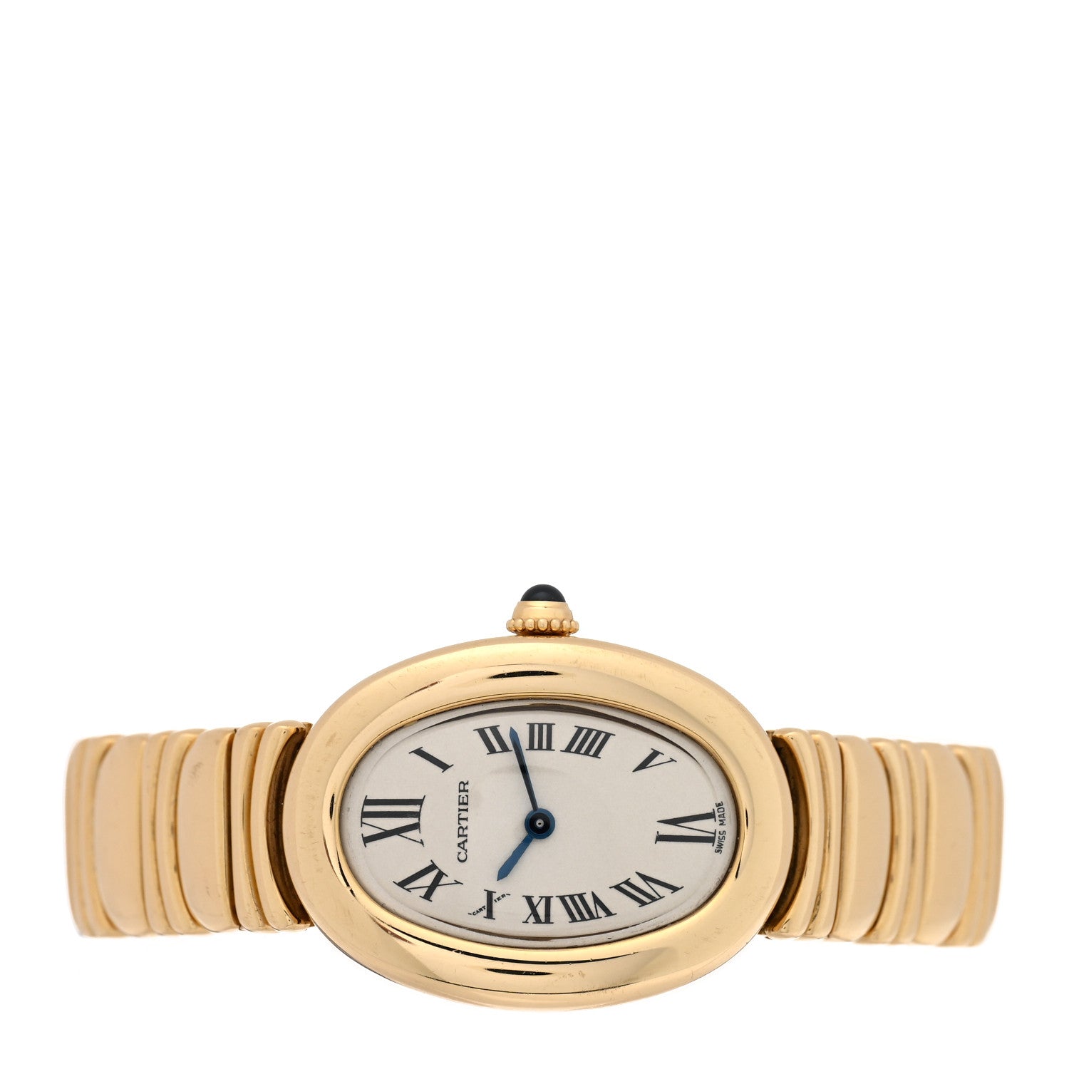 Cartier 18K Yellow Gold 22mm Baignoire Quartz Watch 2 of 4