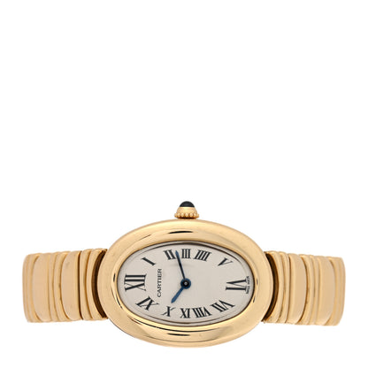 Cartier 18K Yellow Gold 22mm Baignoire Quartz Watch 2 of 4