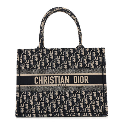 Christian Dior Oblique Medium Book Tote Blue Multicolor 1 of 12