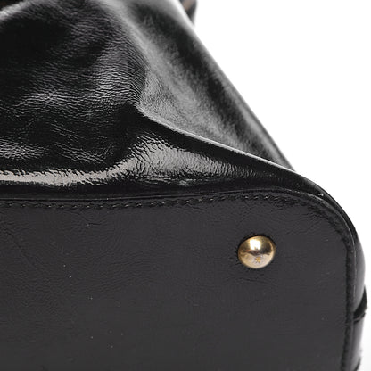 Saint Laurent Patent Oversized Muse Black 12 of 13