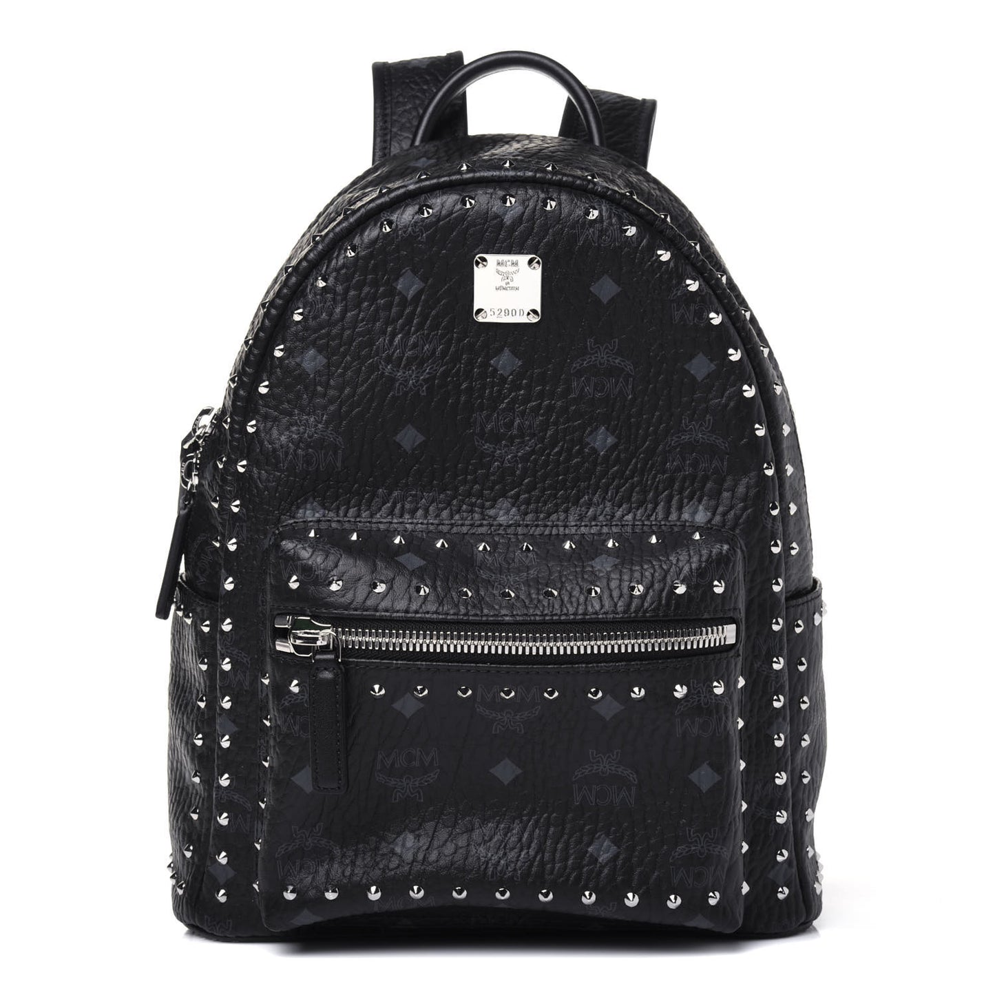 Visetos Studded Small Stark Backpack Black