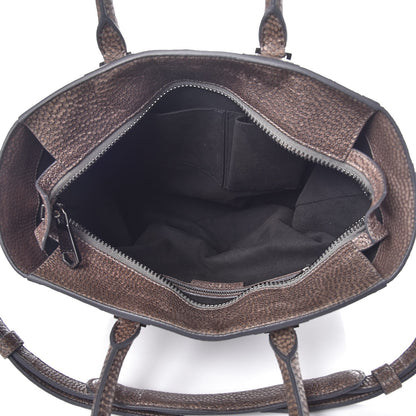 Givenchy Calfskin Crocodile Embossed Medium Lucrezia Tote Medium Grey 5 of 9