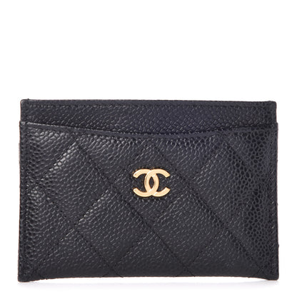 Chanel Caviar Quilted Card Holder Black 1 of 9