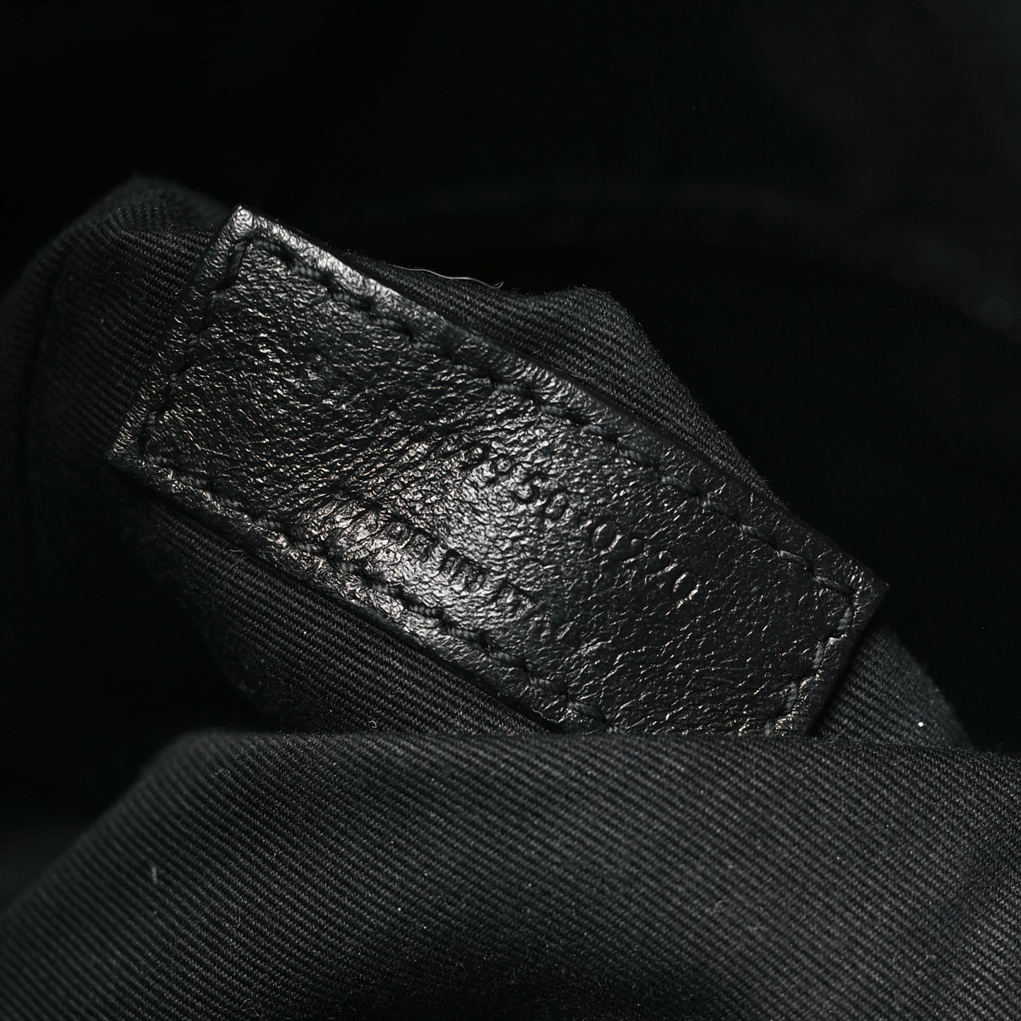 Crinkled Calfskin Matelasse Monogram Large Niki Shopper Tote Black