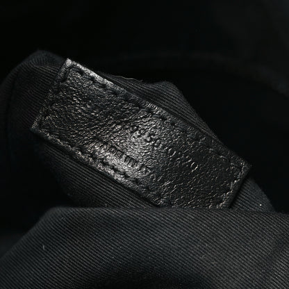 Saint Laurent Crinkled Calfskin Matelasse Monogram Large Niki Shopper Tote Black 7 of 11