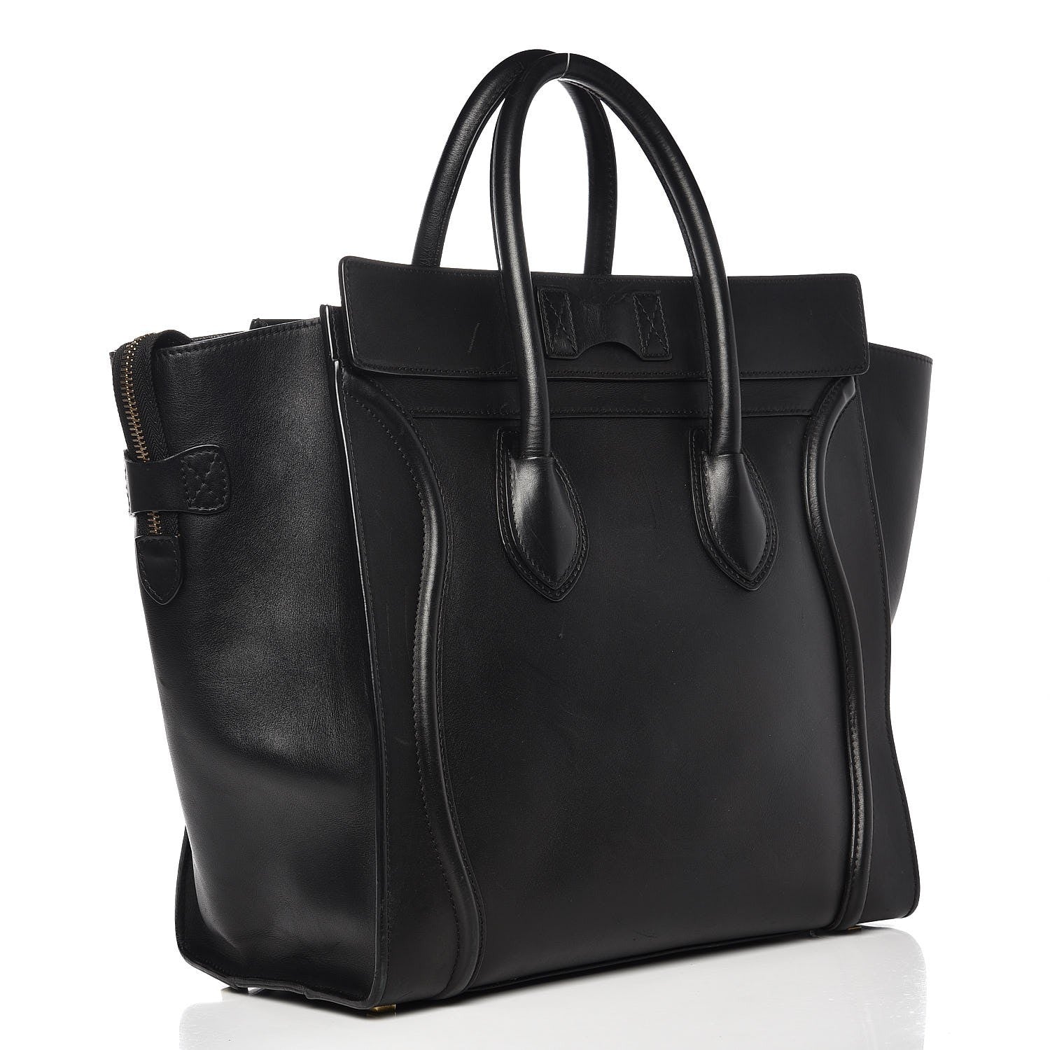 Celine Smooth Calfskin Small Luggage Black 3 of 20