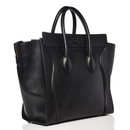 Celine Smooth Calfskin Small Luggage Black 3 of 20