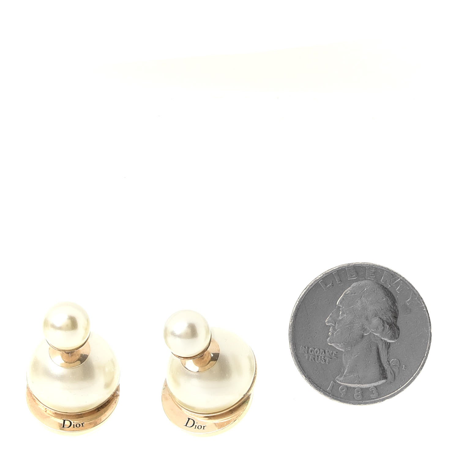 Christian Dior Pearl Mise En Dior Tribal Earrings 2 of 3