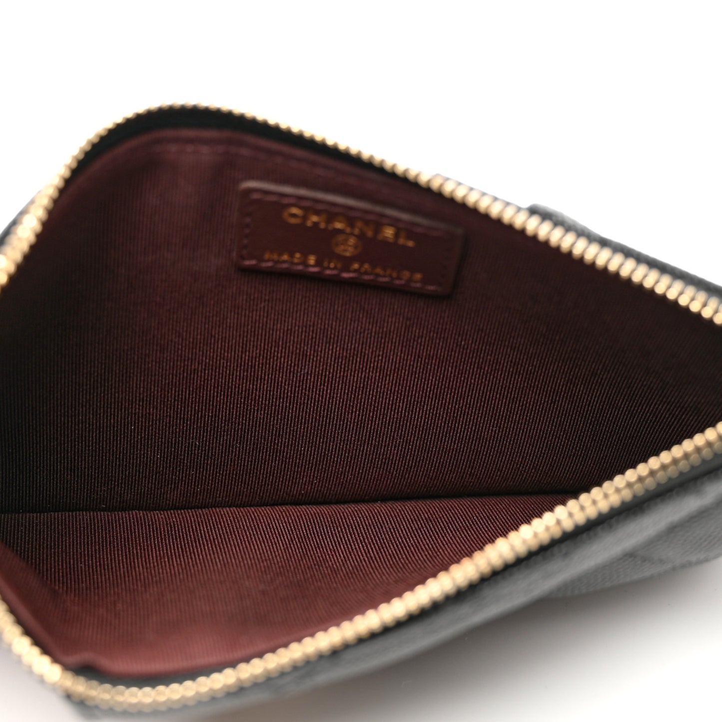 Caviar Quilted Classic iPhone Pouch Black