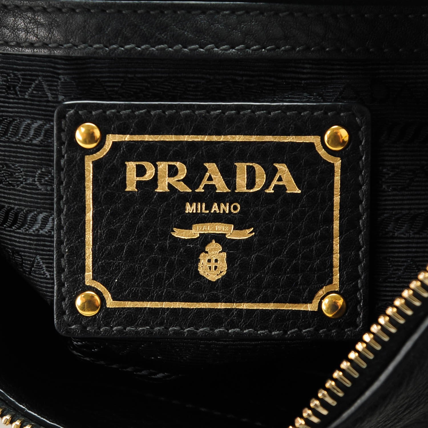 Prada Vitello Daino Shoulder Bag Nero Black 6 of 8