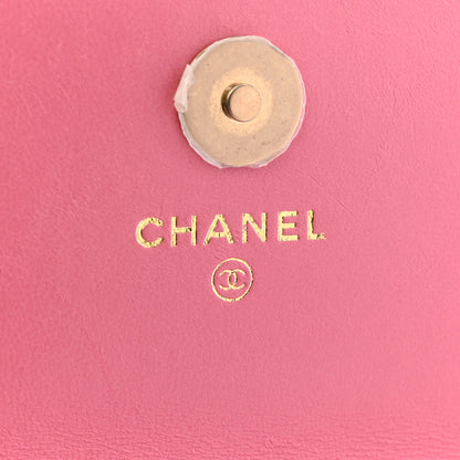 Chanel Lambskin Quilted Pillow Crush Flap Phone Holder With Chain Pink 6 of 12