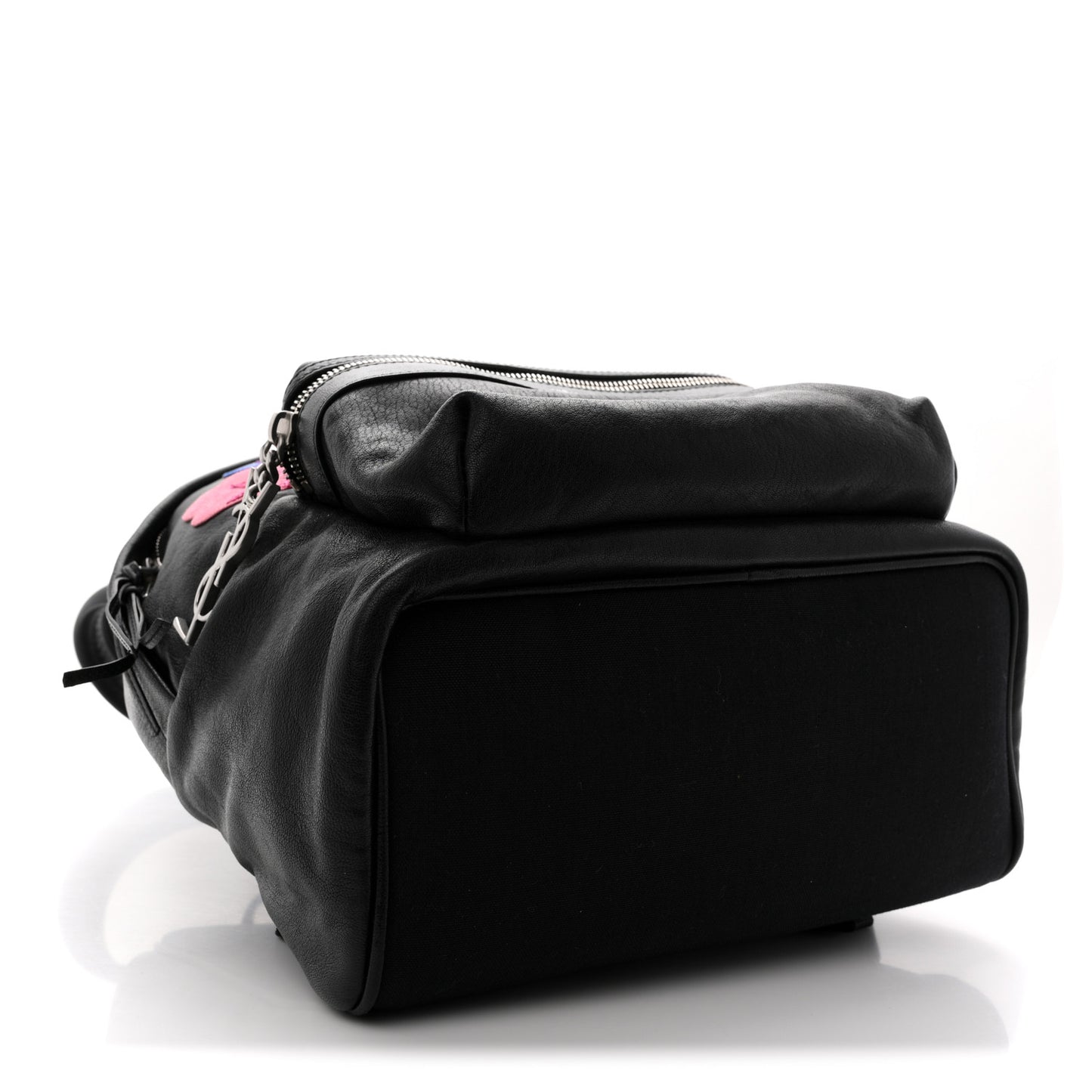 Sheepskin Love Appliqué Mini City Backpack Black