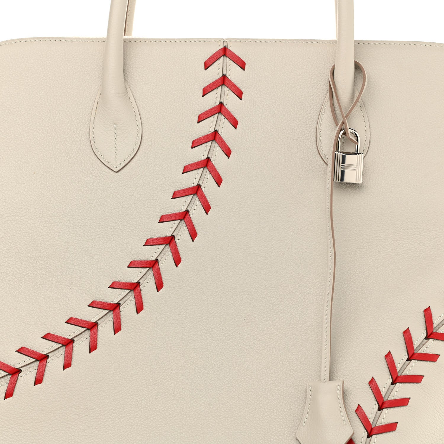 Hermes Evercolor 1923 Bolide 45 Baseball Bag Gris Perle 8 of 11