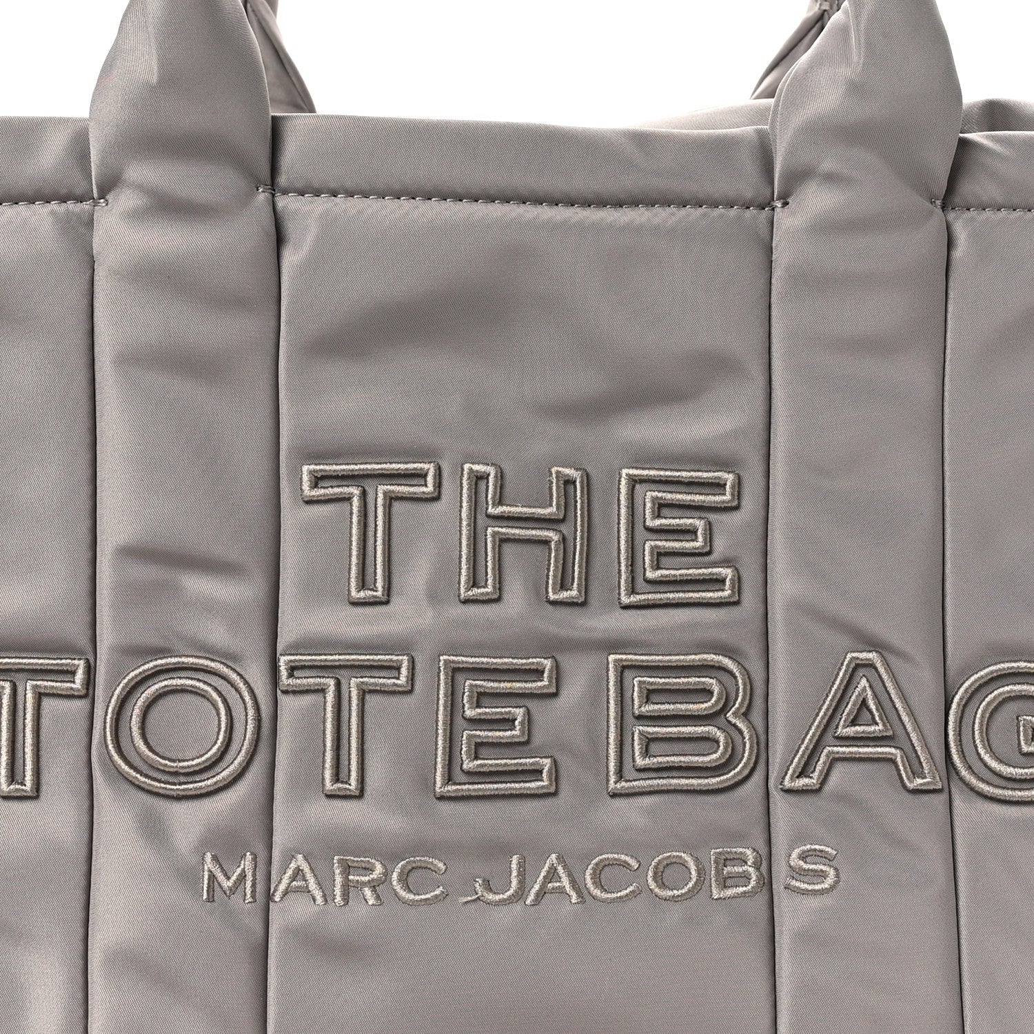 Marc Jacobs Nylon Medium The Puffy Tote Bag Grey 7 of 9