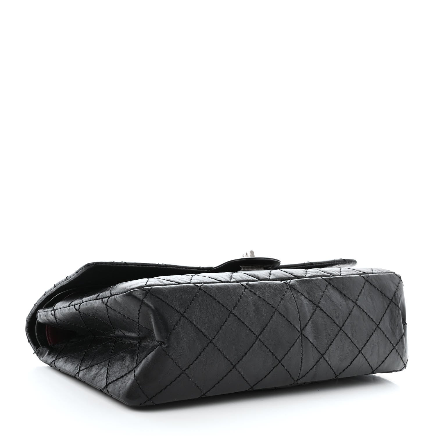 Chanel Aged Calfskin Quilted 2.55 Reissue 226 Flap Black 4 of 13