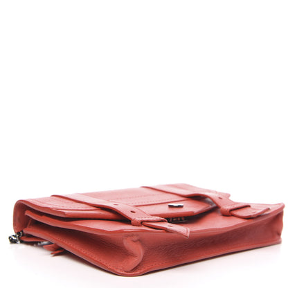 Proenza Schouler Lambskin PS1 Large Chain Wallet Deep Coral 4 of 12